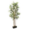 Umjetno stablo bambusa 828 listova 150 cm zeleno