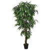 Umjetno stablo manga 450 listova 120 cm zeleno