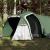 Šator za kampiranje za 3 osobe zeleni 370x185x116 cm taft 185T