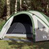 Šator za kampiranje za 4 osobe zeleni 300x250x132 cm taft 185T