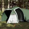 Šator za kampiranje za 4 osobe zeleni 360x140x105 cm taft 185T