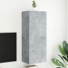 Zidni TV ormarić siva boja betona 40