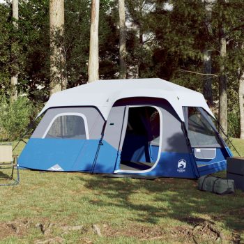 Šator za kampiranje s LED svjetlom plavi 441 x 288 x 217 cm