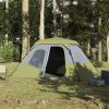 Šator za kampiranje za 6 osoba zeleni 344 x 282 x 192 cm