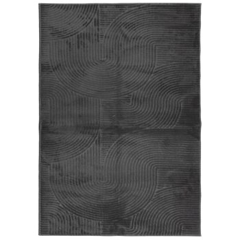 Tepih IZA kratka vlakna skandinavski izgled antracit 140x200 cm